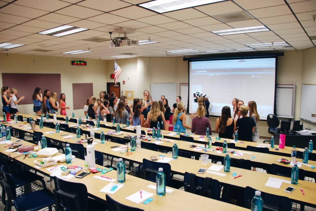 the strong movement strong girl workshop sorority programming panhellenic arizona3