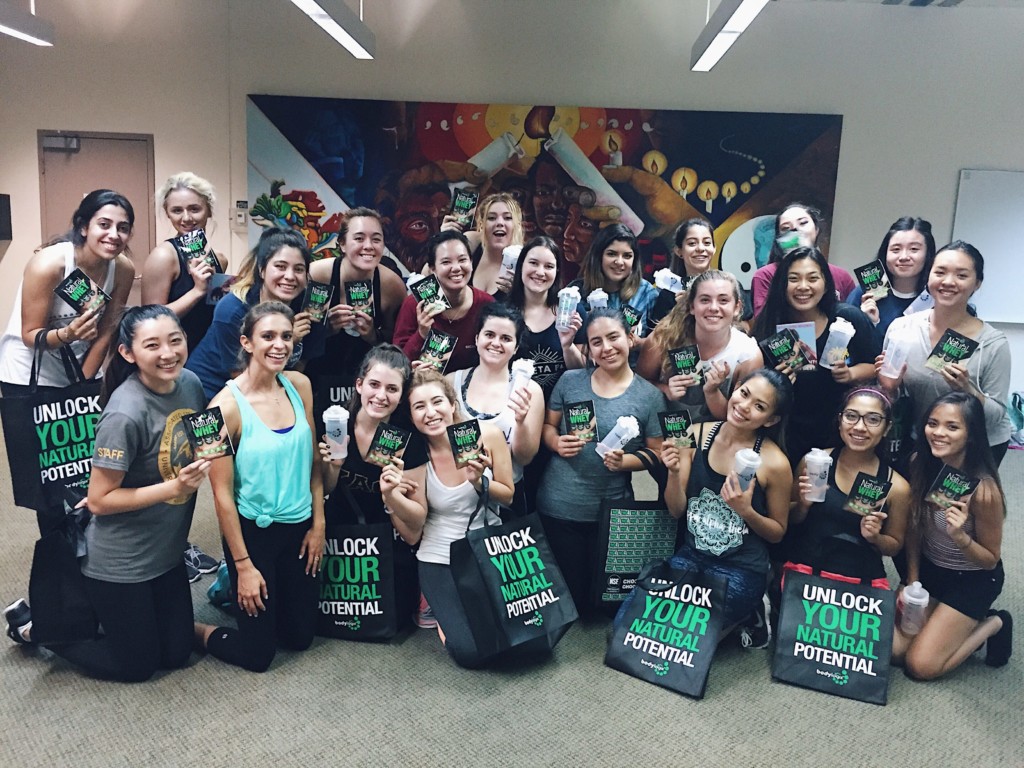 the strong movement strong girl event workshop workout bodylogix protein partner uci-min