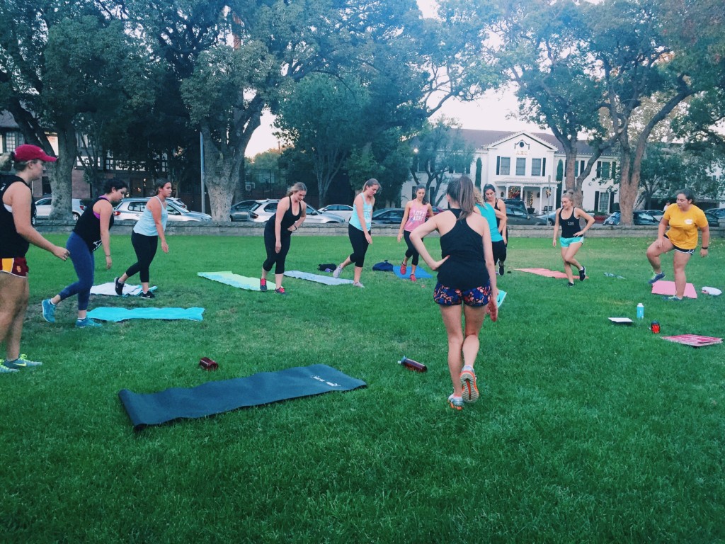 usc strong girl panhellenic sorority sisterhood programming the strong movement confident happy workshop booty abs workout 27-min