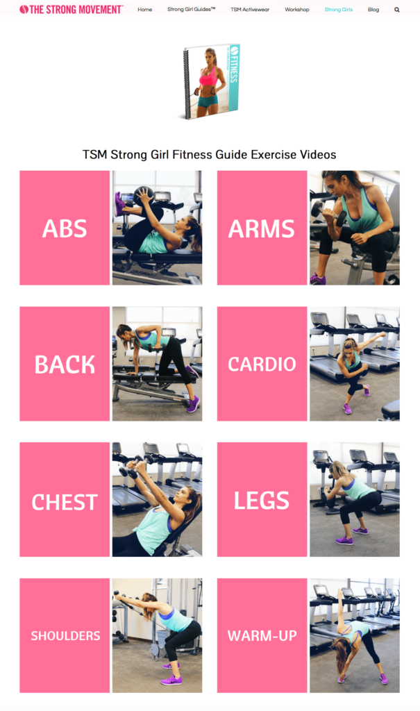 Workout exercises best sale for girls