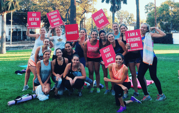 usc strong girl panhellenic sorority sisterhood programming the strong movement confident happy workshop booty abs workout-min