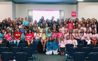 university of west georgia The Strong Movement Strong Girls on Campus Chapter Programming Sorority Sisterhood Events Workshop Women Steps Stronger More Confident Happier Panhellenic-min