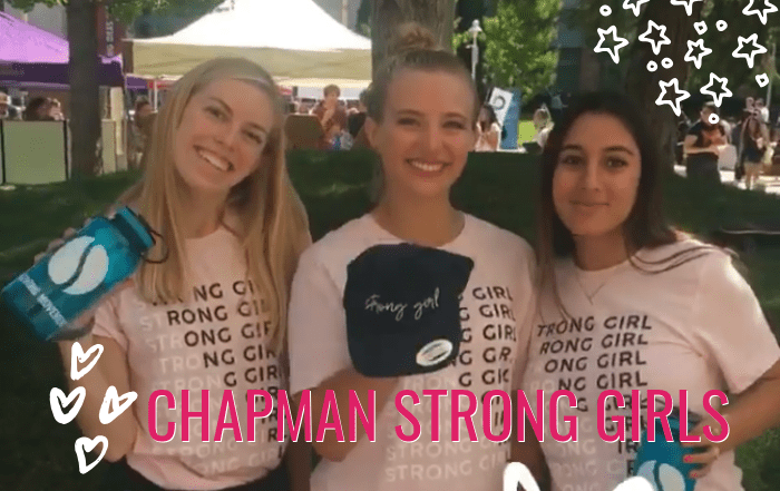 Chapman Strong Girls - The Strong Movement Involvement Fair Fall 2019-min